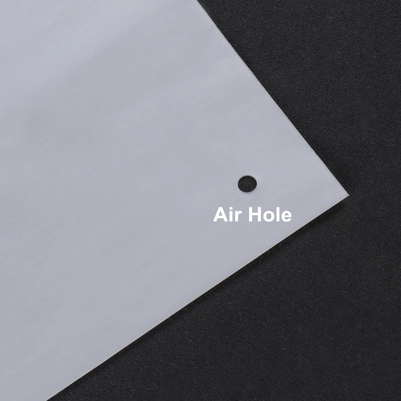 TETP 10pcs 14wire/18wires Frosted Matte Zipper Bag Home Travel Storage Clothing Underwear Packaging With Air Hole Organizer