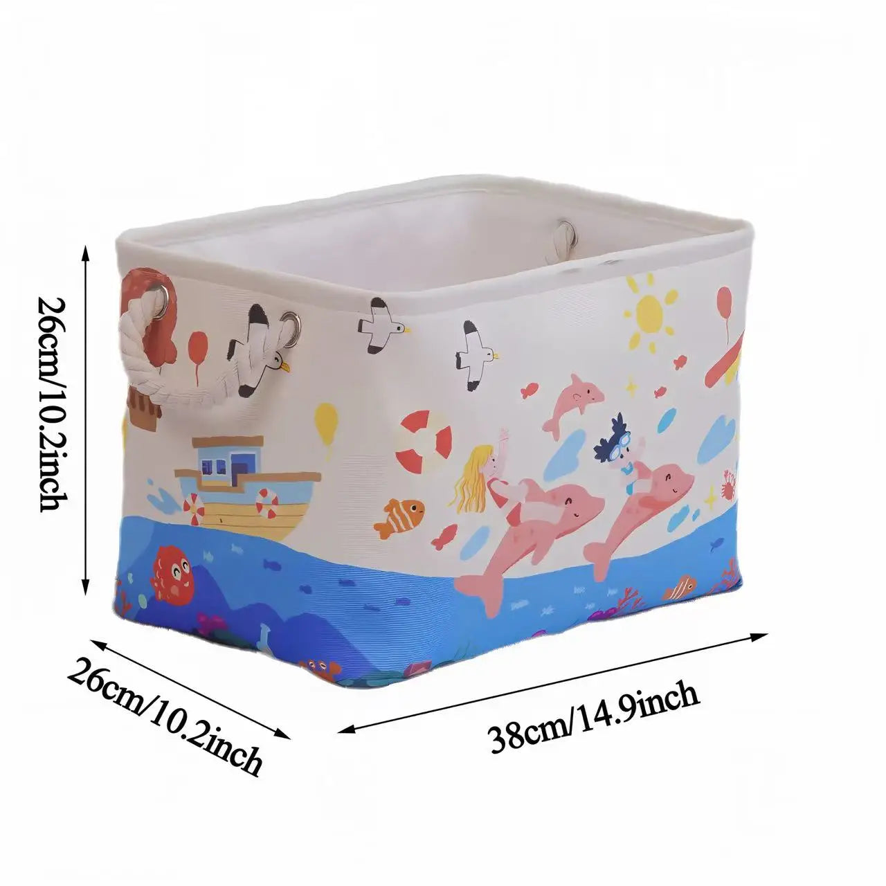 Sundries Storage Basket Cabinet Storage Box Laundry Basket for Toys Clothes Socks Book Organizer Multi-functional Storage Tool