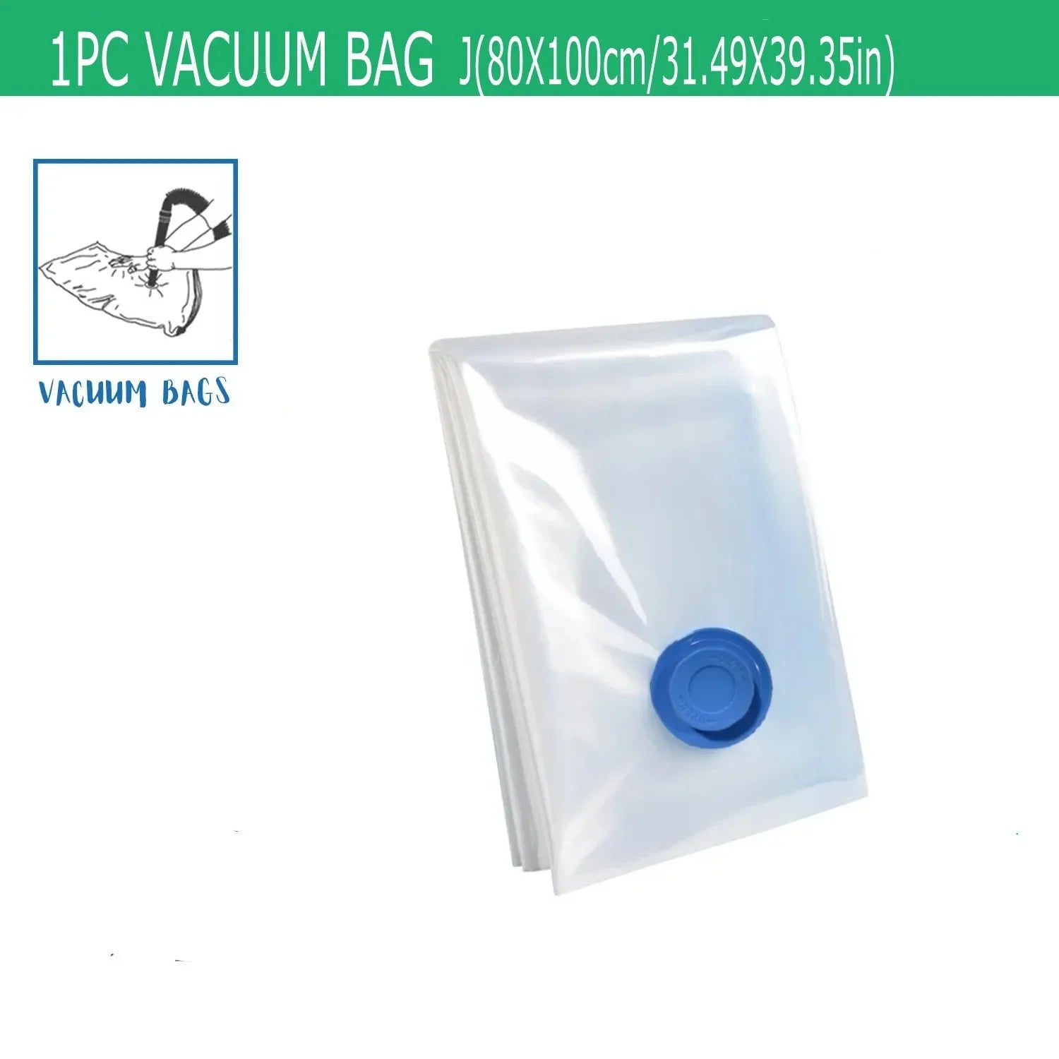 Vacuum Storage Bags Vacuum Seal Bag Space Saving Bags for Comforters Clothes Pillow Bedding Blanket Storage