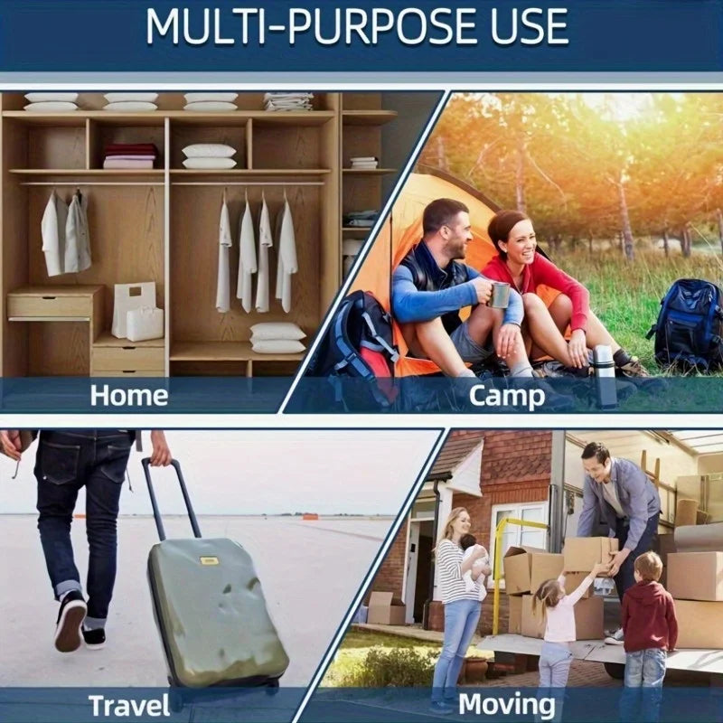 3/5/10PCS Vacuum Storage Bags For Clothes,Bedding,Space Saving Bags Storage Vacuum Seal Packet,Folding Compressed Organizer Bag