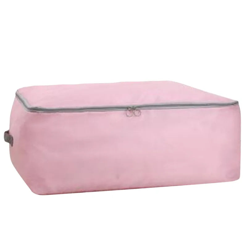 Quilt Storage Bag Oxford Organizer Large Capacity Closet Organizers Blanket Dustproof Zipper Storage Bags Wardrobe Storage Box