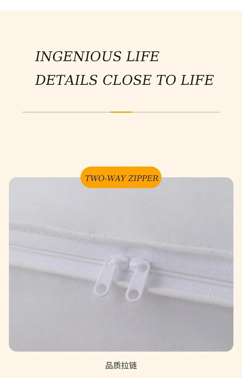 1-2Pcs Underbed Storage Bag Foldable Quilt Bag Wardrobe Clothes Storage Waterproof Dustproof Organizer Large Capacity StorageBag