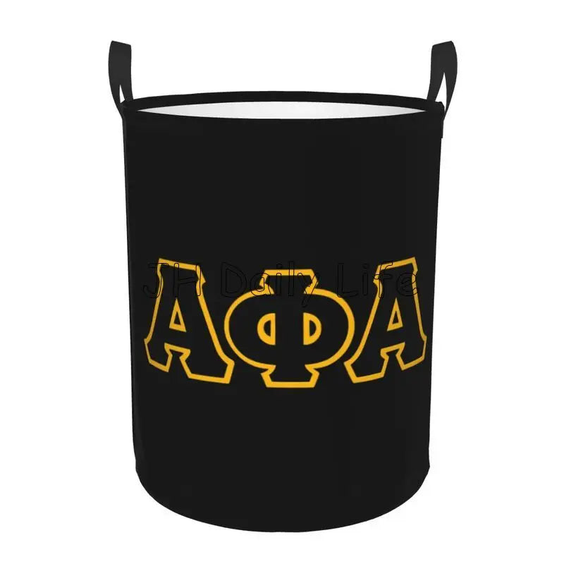 Alpha Phi Alpha Laundry Basket Clothes Hamper Collapsible Dirty Clothes Toys Storage Baskets Home Bathroom Bedroom Organizer