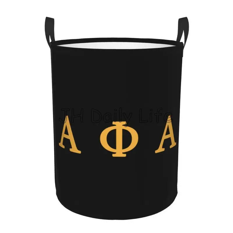 Alpha Phi Alpha Laundry Basket Clothes Hamper Collapsible Dirty Clothes Toys Storage Baskets Home Bathroom Bedroom Organizer