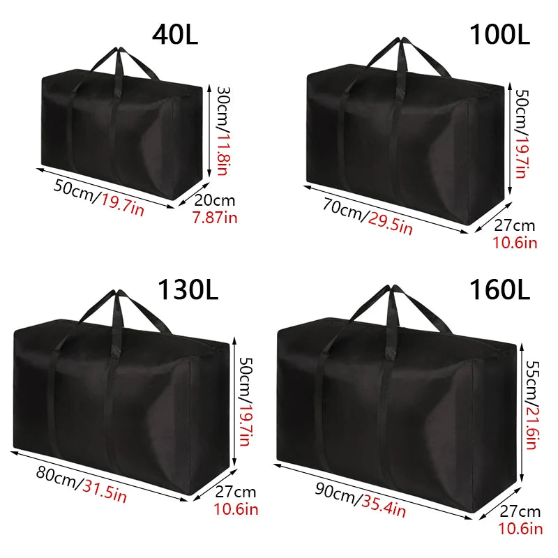 Large Capacity Folding Duffle Bag Travel Clothes Storage Bags Laundry Shopping Bag Extra Large Waterproof Moving Luggage Bags