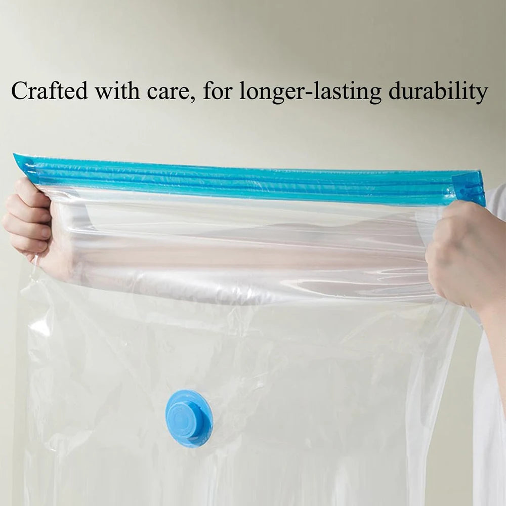 Vacuum Storage Bags With Valve Folding Compressed Space Saving Clothes Storage Big Size For Towel Cloth Blanket