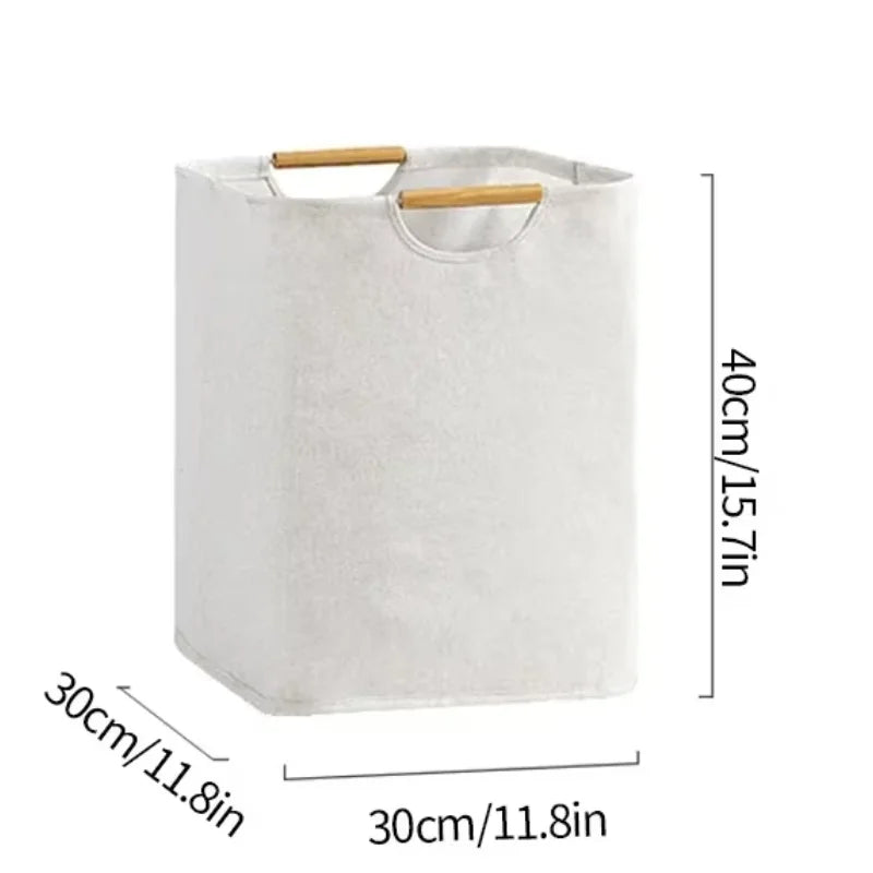 Collapsible Large Waterproof Laundry Dirty Clothes Basket with Dual Handles Versatile Storage Solution for Bedroom Bathroom