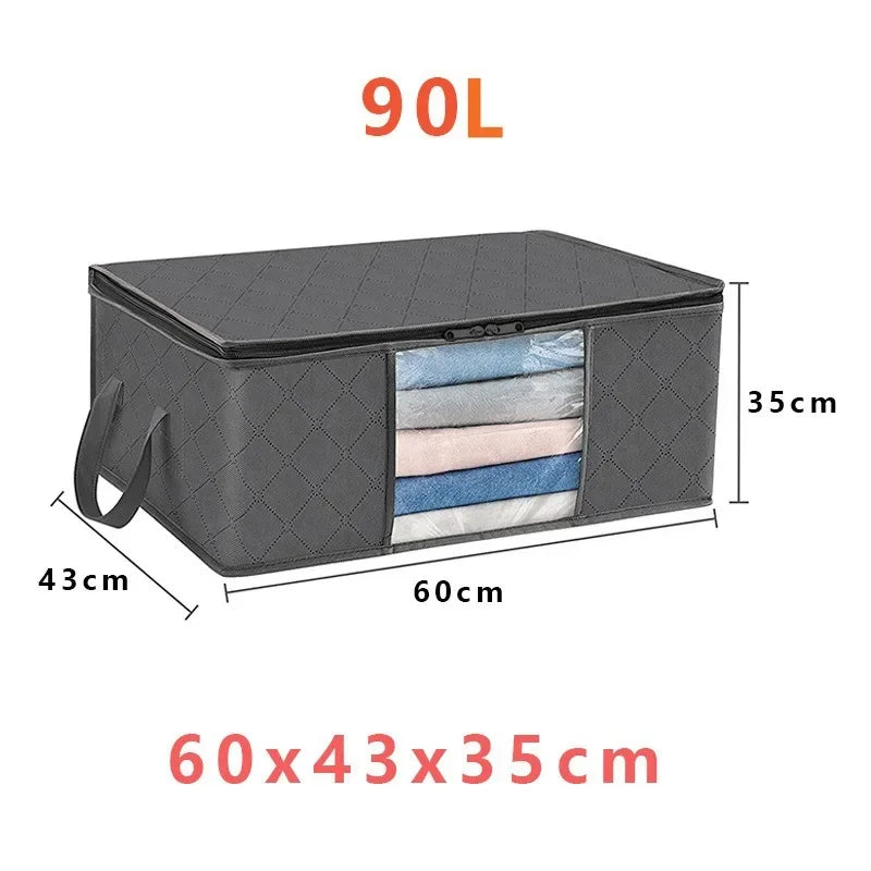 Closet Clothes Organizers Storages Clothes Storage Blanket Storage Foldable Storages Comforter Bag Wardrobe Organizer Clothes