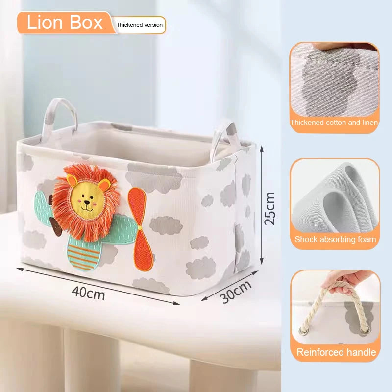 Folding Storage Basket Linen Storage Fabric Wardrobe Office Bedroom Closet Toys Laundry Basket With Handle Storage Organizer new