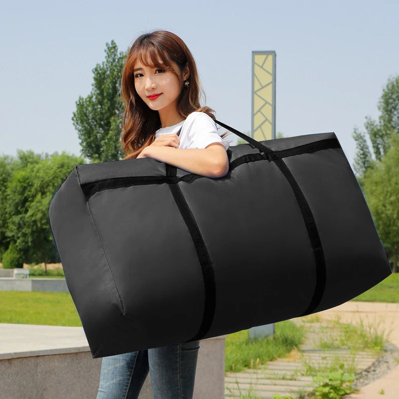 Large Capacity Folding Duffle Bag Travel Clothes Storage Bags Laundry Shopping Bag Extra Large Waterproof Moving Luggage Bags