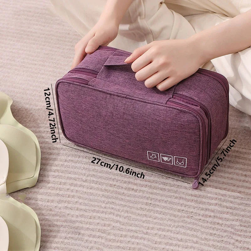 New Travel Portable Clothing Underwear Storage Bag Portable Socks Bra Organizer Bag Waterproof Clothing Sorting Bag