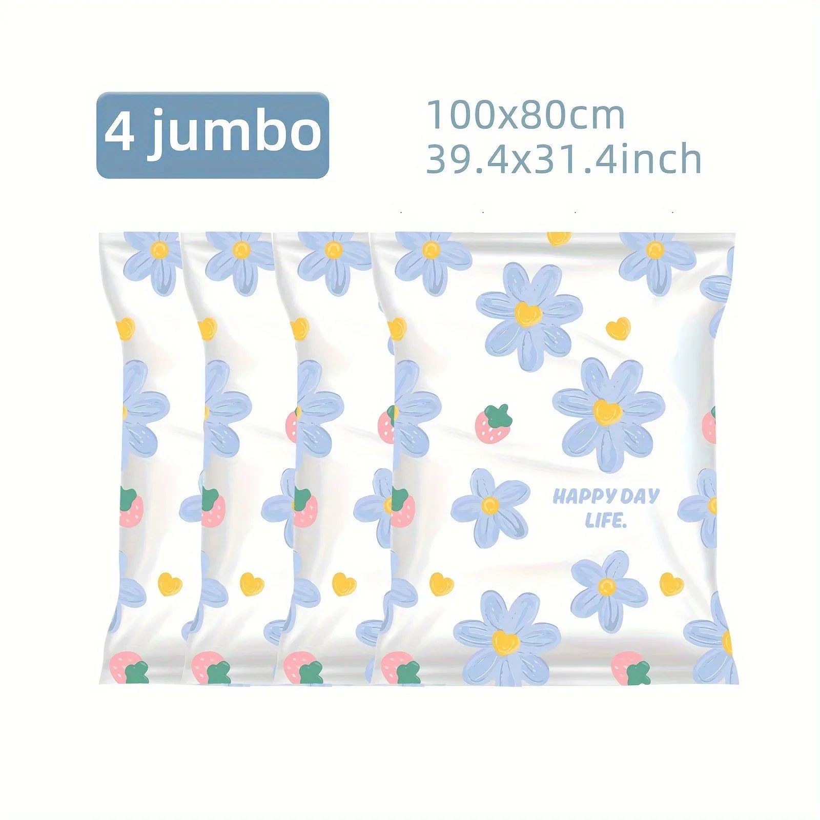 4pcs Vacuum Compression Storage Bags, Sealed Storage Containers For Clothes, Blankets, Shirts,   Wardrobe, Travel Must Have