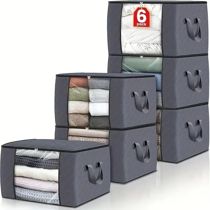 1/3Pcs Clothes Storage Bag Large Capacity Foldable Quilt Storage Bags Storage Containers for Organizing Bedroom Closet Clothing