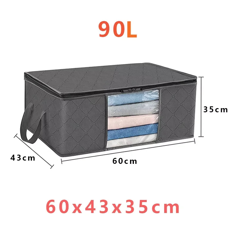1/3Pcs Clothes Storage Bag Large Capacity Foldable Quilt Storage Bags Storage Containers for Organizing Bedroom Closet Clothing