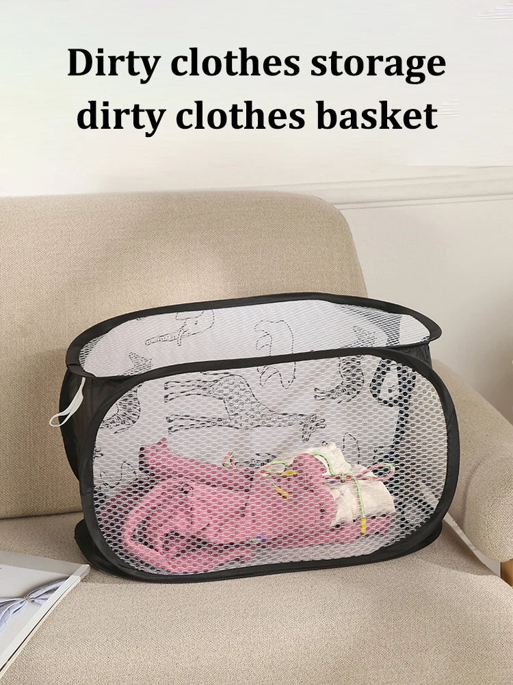 Cartoon Giraffe Laundry Basket Home Dirty Clothes Basket Miscellaneous Sorting and Storage Basket Bathroom Organizer Storage