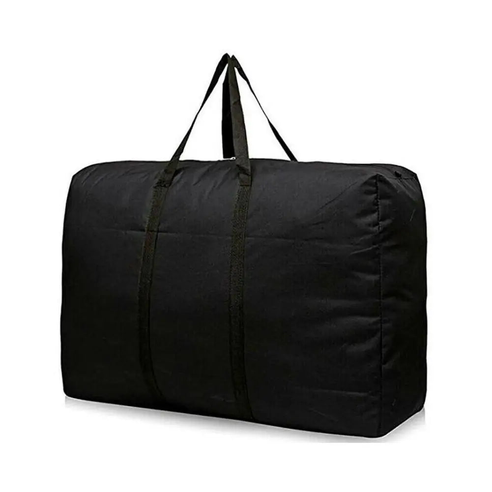 Unisex Large Waterproof Luggage Travel Clothes Storage Bags Zipper Oxford Bag Foldable Portable 80*48*25cm Home Storage Bags