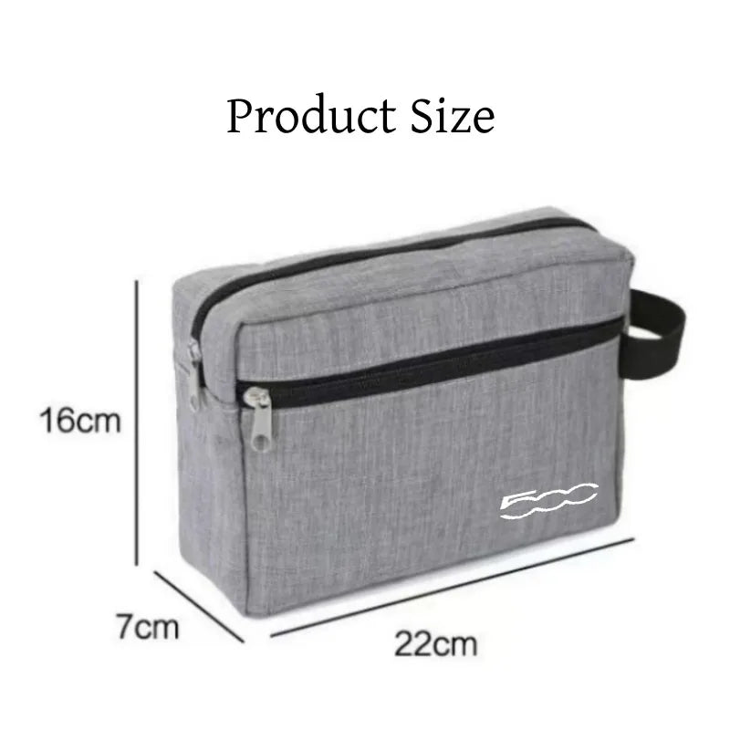 Protable Car Storage Box Organizer Stowing Tidying Bag for 500 500C 500X 500L 500e Abarth 695 Auto Accessories