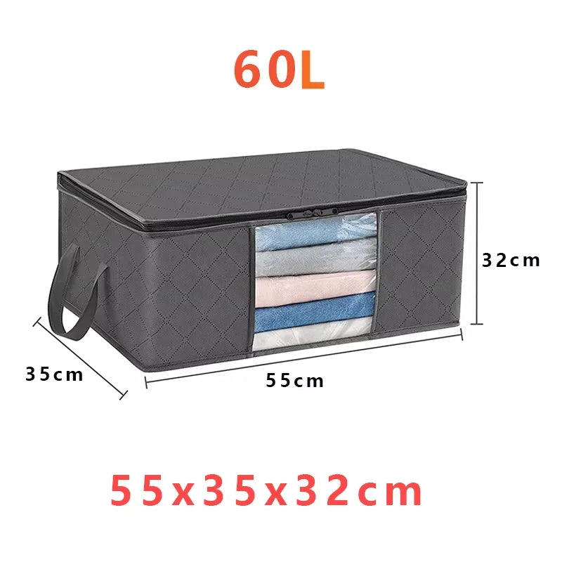 1/3Pcs Clothes Storage Bag Large Capacity Foldable Quilt Storage Bags Storage Containers for Organizing Bedroom Closet Clothing