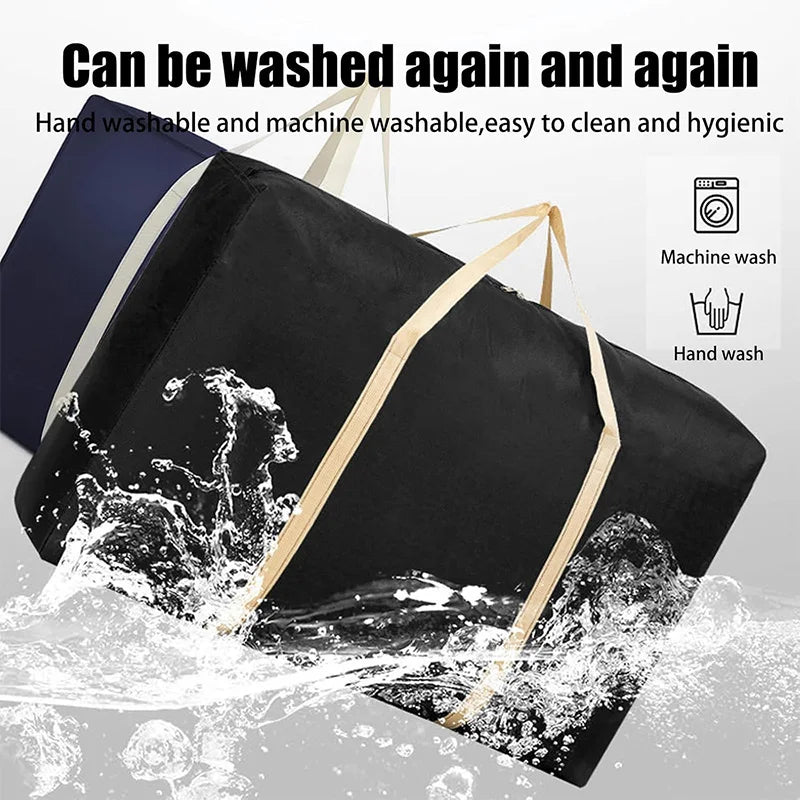 Quilt storage, bagged, quilt moving, thickened bag, waterproof, large-capacity duffel bag, clothes