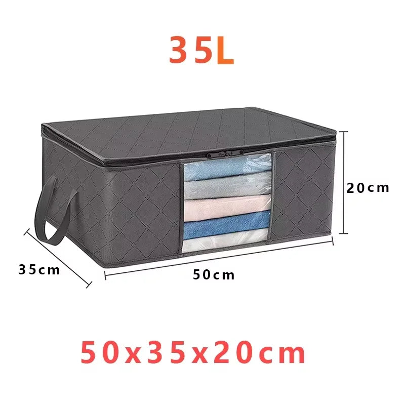 1/3Pcs Clothes Storage Bag Large Capacity Foldable Quilt Storage Bags Storage Containers for Organizing Bedroom Closet Clothing