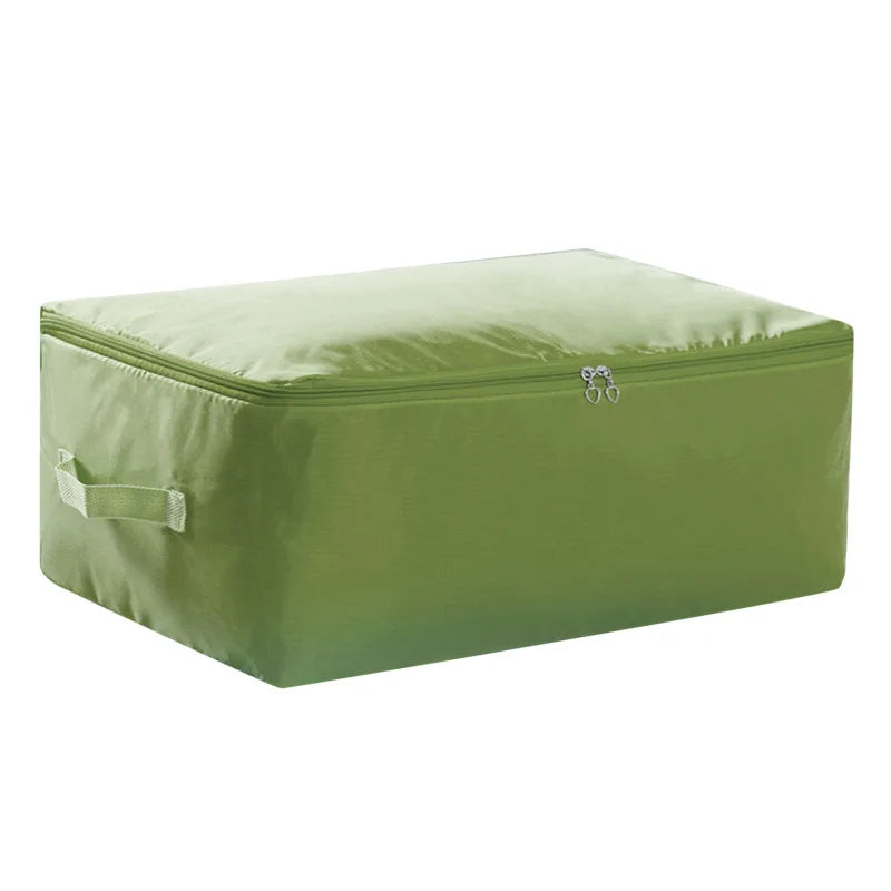 Quilt Storage Bag Oxford Organizer Large Capacity Closet Organizers Blanket Dustproof Zipper Storage Bags Wardrobe Storage Box