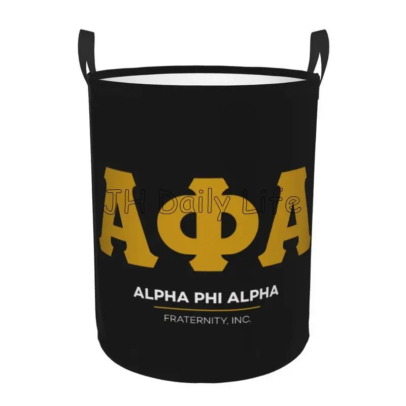 Alpha Phi Alpha Laundry Basket Clothes Hamper Collapsible Dirty Clothes Toys Storage Baskets Home Bathroom Bedroom Organizer