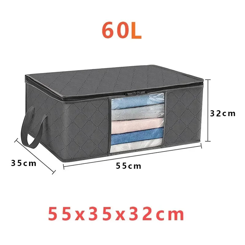 Closet Clothes Organizers Storages Clothes Storage Blanket Storage Foldable Storages Comforter Bag Wardrobe Organizer Clothes