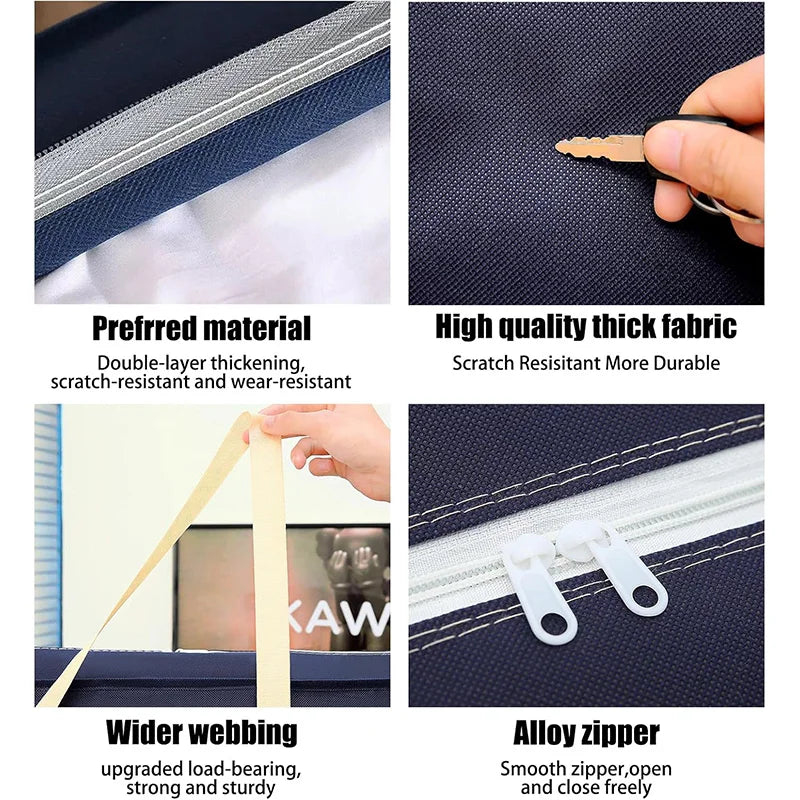 Quilt storage, bagged, quilt moving, thickened bag, waterproof, large-capacity duffel bag, clothes