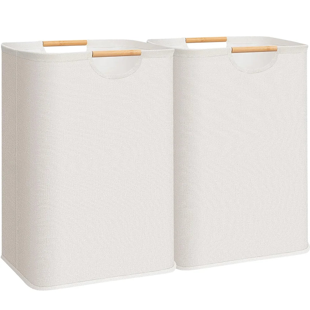 Collapsible Laundry Basket Dirty Clothes Storage Basket with Handle Hamper Sundries Storage Bag Bathroom Accessories