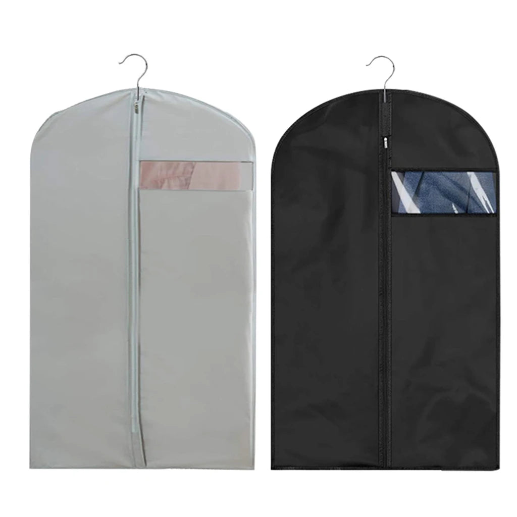 Waterproof Clothes Dust Cover Coat Suit Dress Protector Hanging Garment Bags Home Closet Organizer Dustproof Clothing Covers