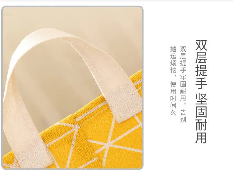 Foldable Storage Basket Round Bucket Dirty Clothes Basket Laundry Children's Toys Storage Basket