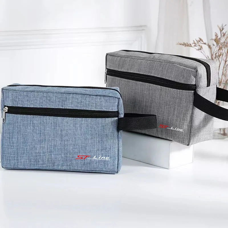 Protable Car Storage Box Organizer Stowing Tidying Bag For ST-line Focus 2 3 MK2 Mk4 Mk3 Auto Accessories