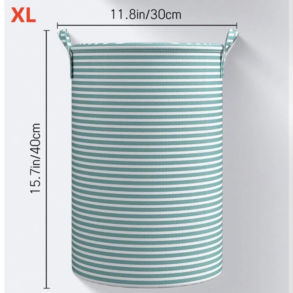 Foldable Laundry Basket Large Capacity Dirty Clothes Storage Basket Cotton and Linen Household Sundries Children Toys Organizers